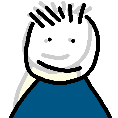 Image ID: The simple drawing of a man morphs from happy to upset and then angry before changing back to smiling.